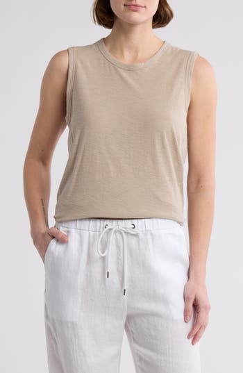 JAMES PERSE JAMES PERSE SLUB COTTON MUSCLE TANK