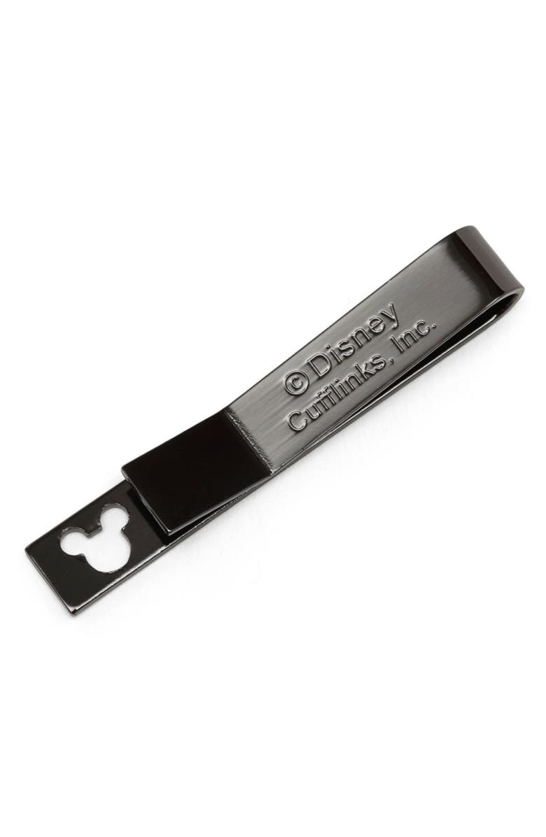Cufflinks, Inc. Mickey Mouse Cutout Tie Bar, Alternate, color, Black