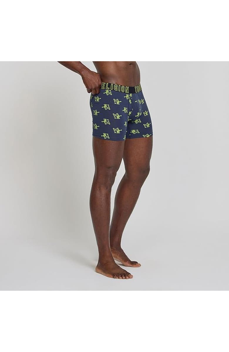 True Religion Boxer Briefs Stretch Underwear Pack of 6, Alternate, color, Lime Green