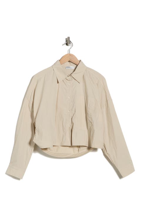 Cropped Cocoon Shirt