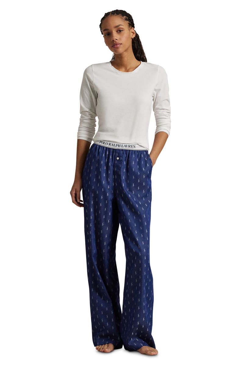 Polo Ralph Lauren Pajama Pants, Alternate, color, Navy