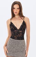 Miss Circle Venetia Lace Plunging Bodysuit