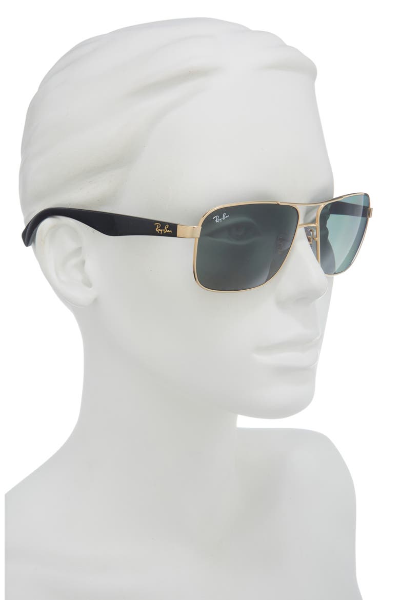 59mm Square Sunglasses, Alternate, color, ARISTA