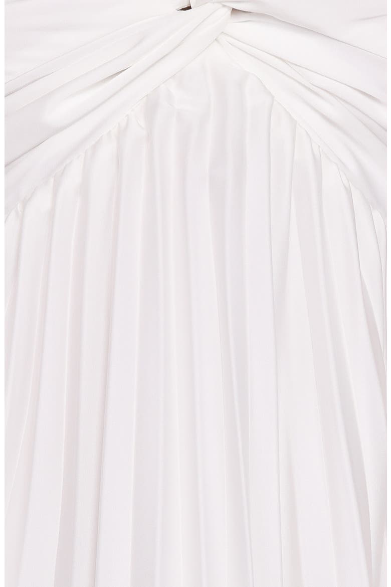 Nova Flutter Sleeve Midi Dress, Alternate, color, WHITE