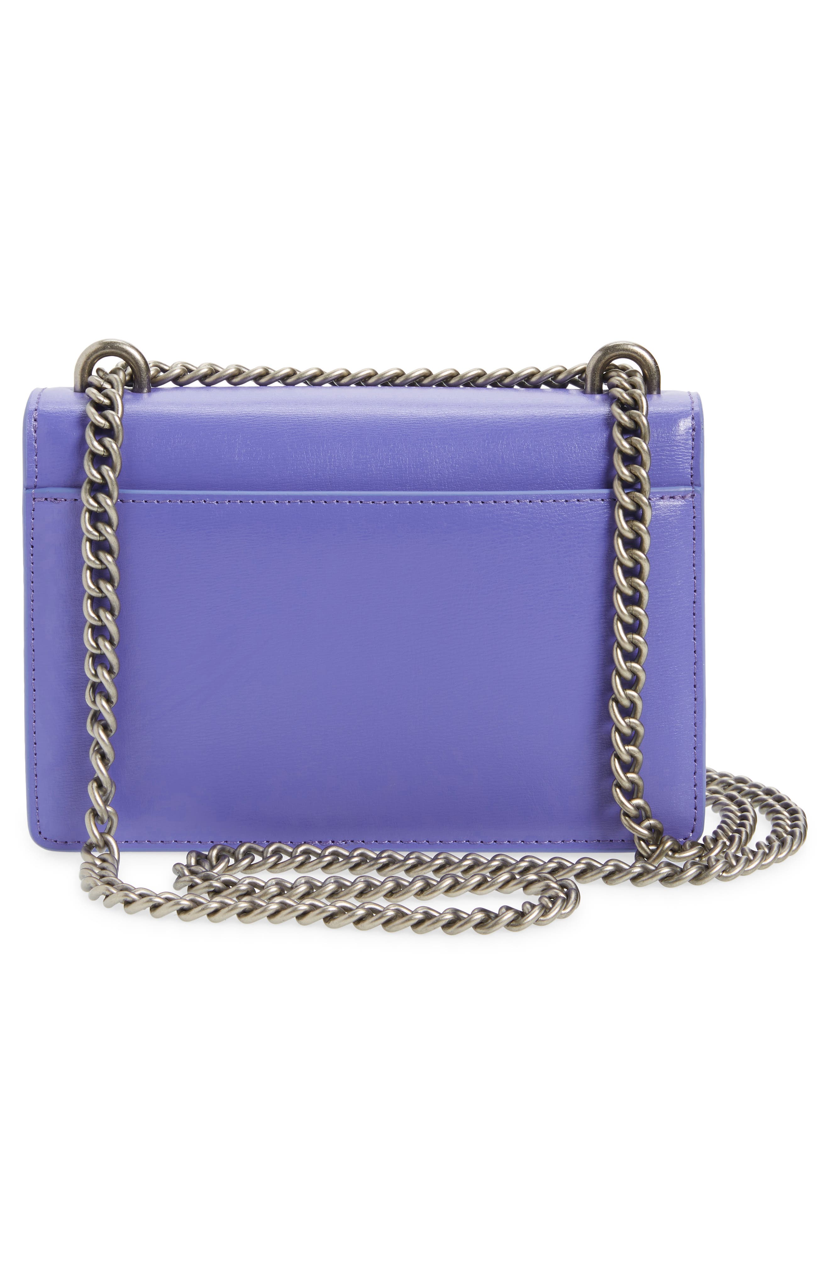 Shoreditch Leather Crossbody Bag, Alternate, color, LILAC