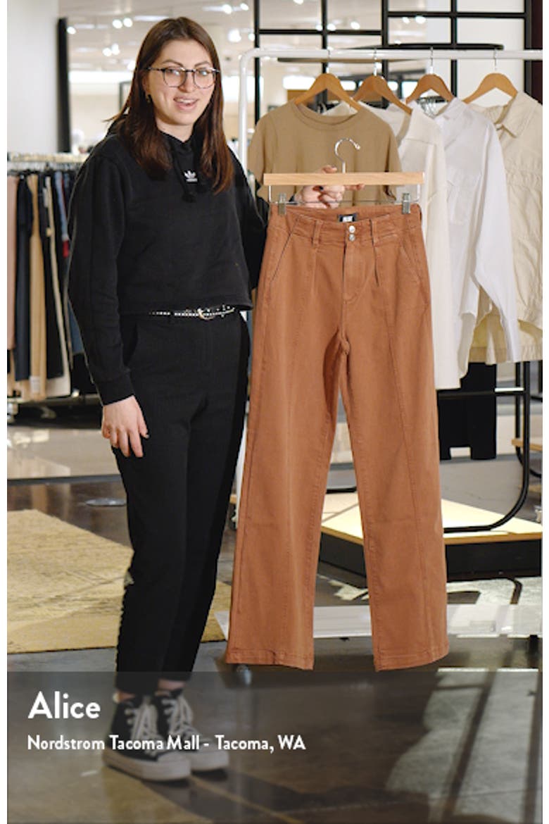 Brooklyn High Waist Wide Leg Jeans video