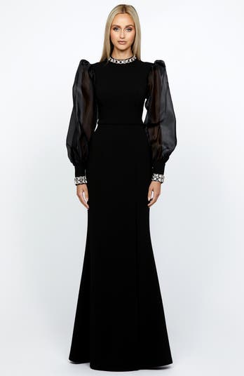 Winnie Sheer Sleeve Gown