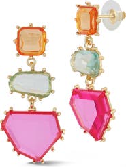 SPHERA MILANO Crystal Drop Earrings