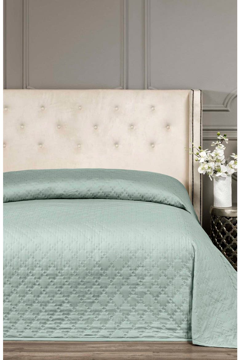 Mistik Bedcover, Alternate, color, Blue-Green