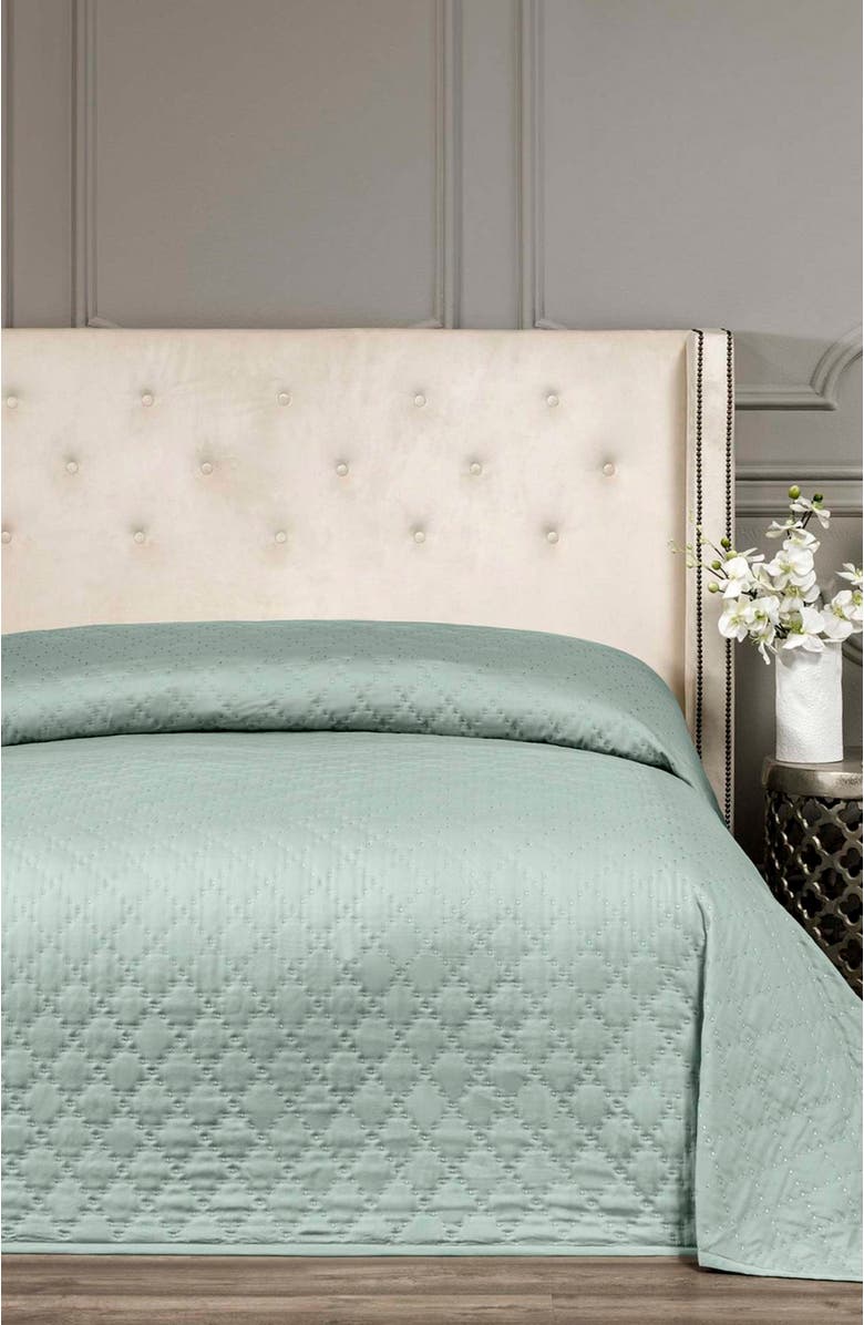Togas Mistik Bedcover, Alternate, color, Blue-Green