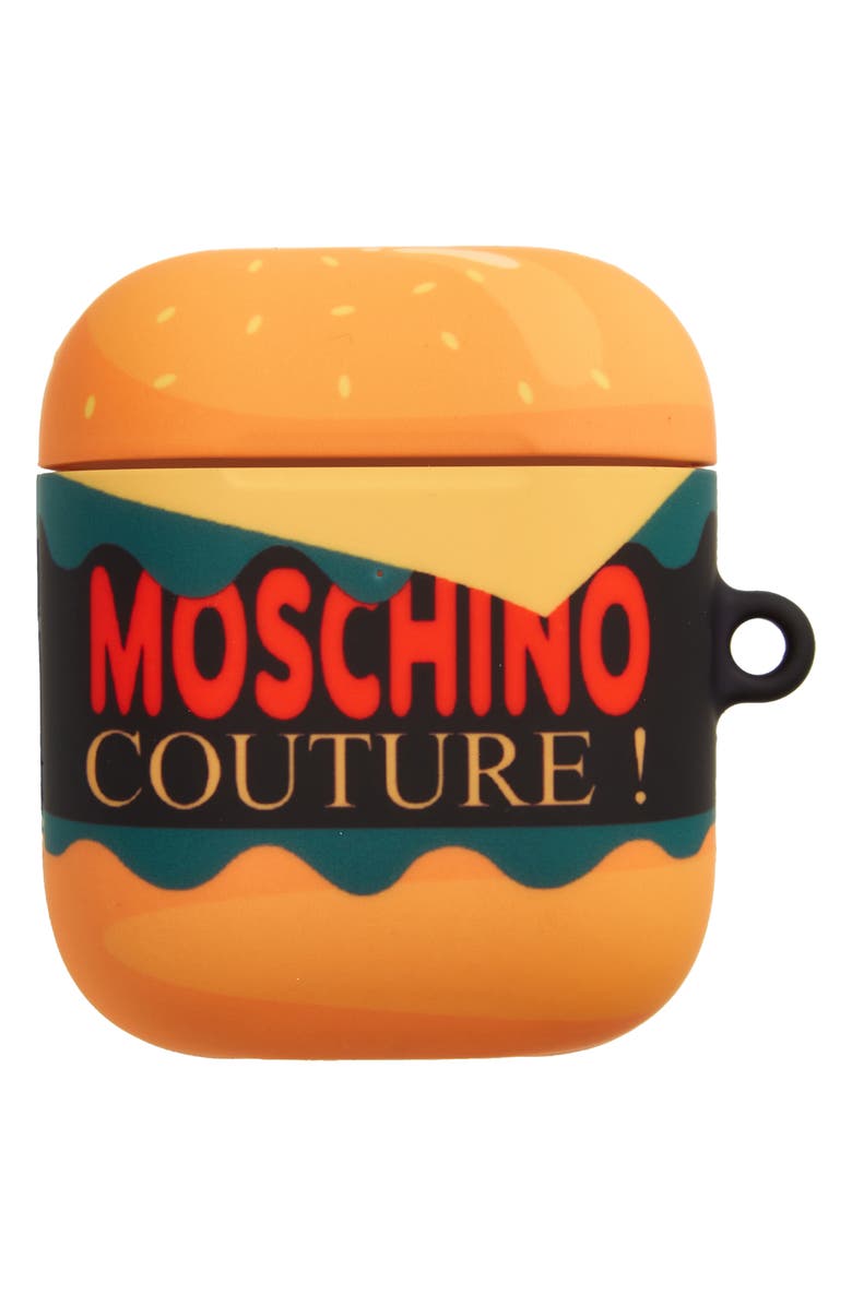 Moschino Burger AirPods Case, Main, color,