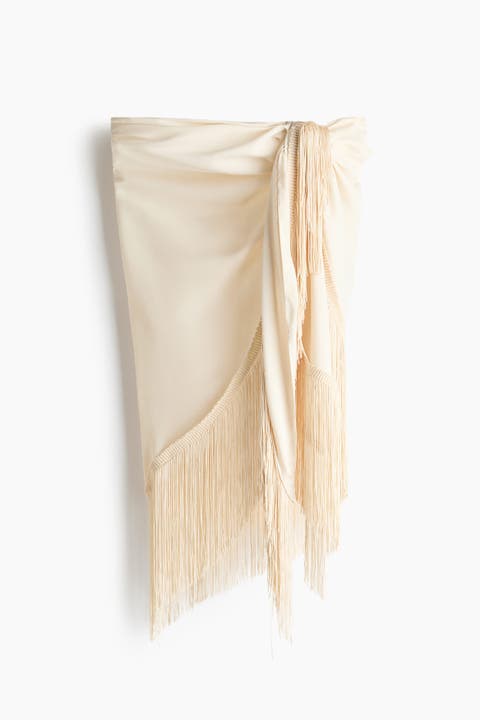 Fringe-trimmed Sarong