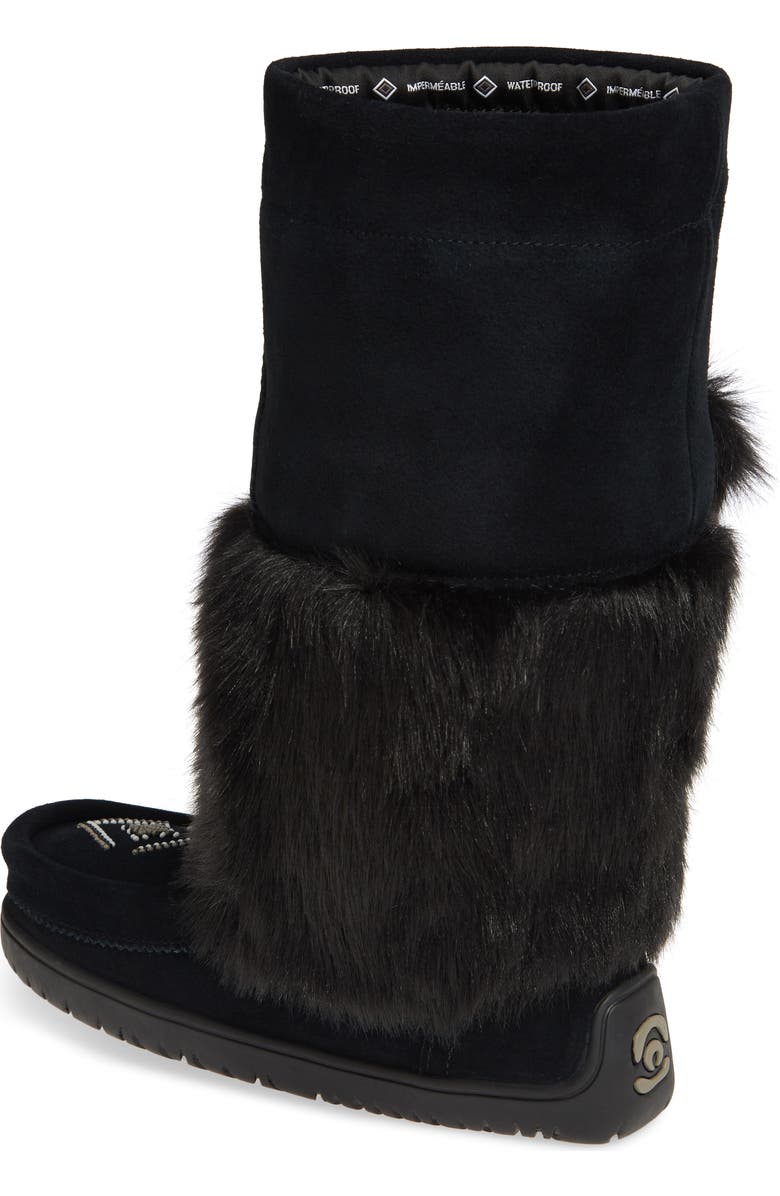 Manitobah Mukluks Snowy Owl Faux Fur Waterproof Snow Boot, Alternate, color,
