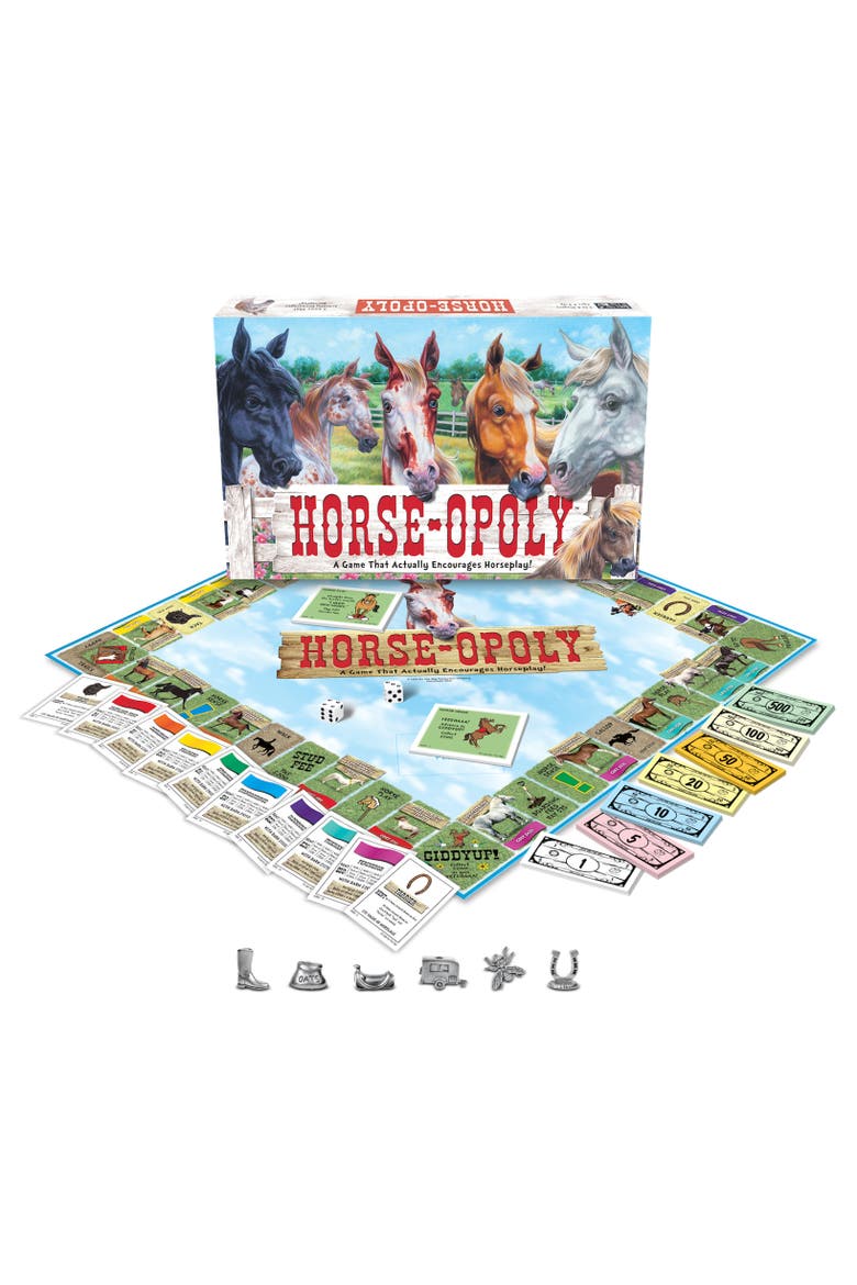 Horseopoly Monopoly Board Game, Main, color, Multicolored