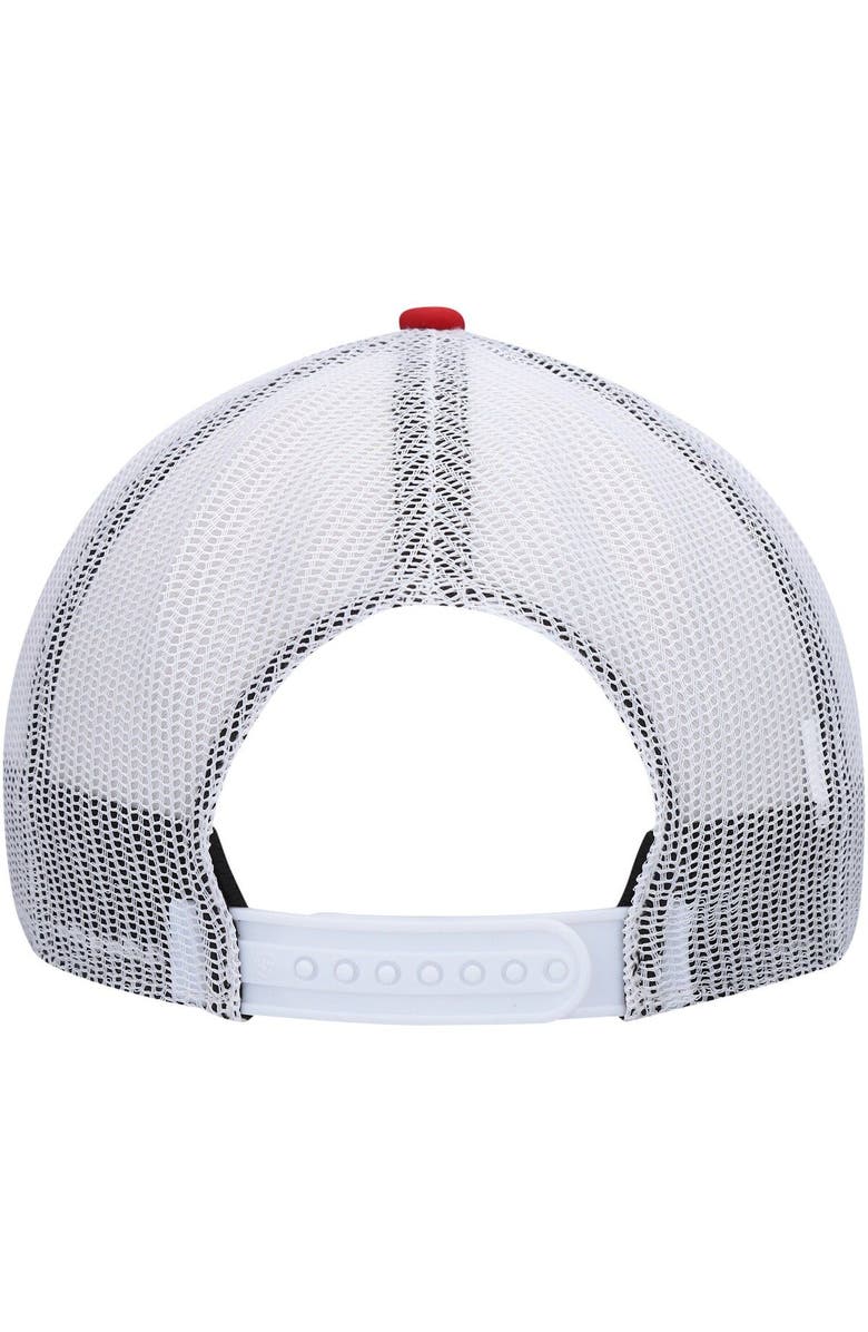 '47 Men's '47 Scarlet/White Nebraska Huskers Cumberland Trucker Snapback Hat, Alternate, color, 