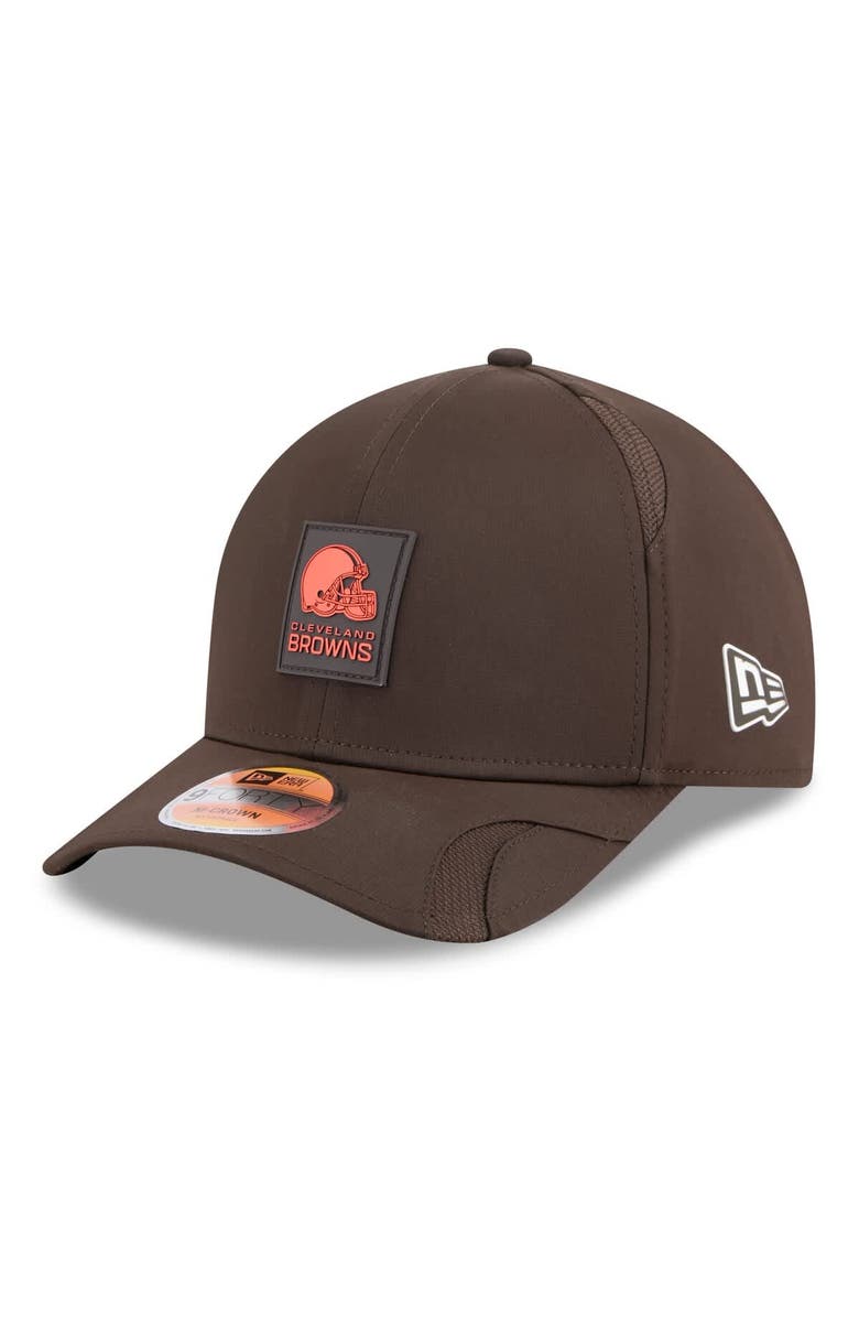 New Era Men's New Era Brown Cleveland Browns 2025 Sideline  M-Crown 9FORTY Adjustable Hat, Main, color, Brown