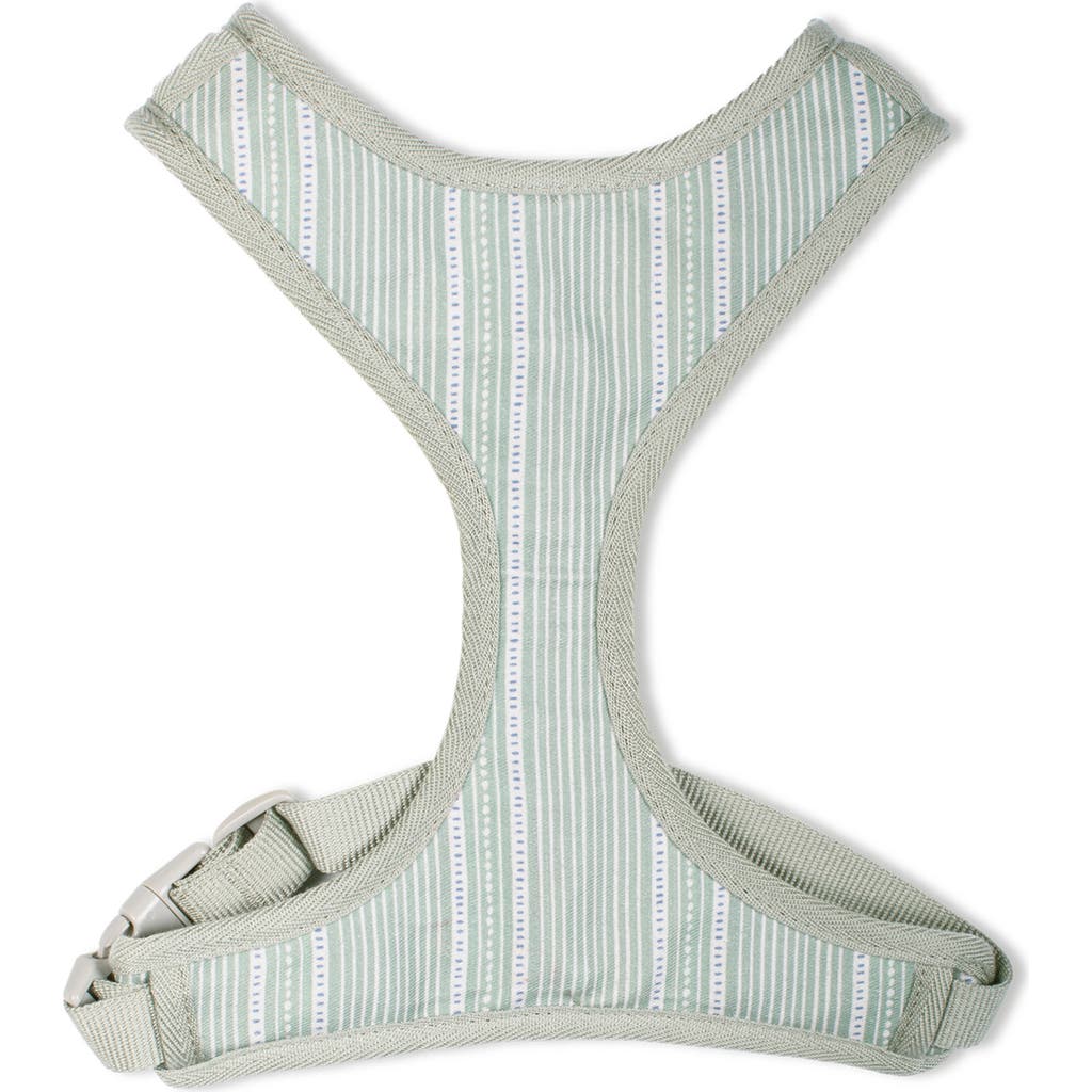 Fringe Studio Block Stripe Large Dog Harness in Green  product