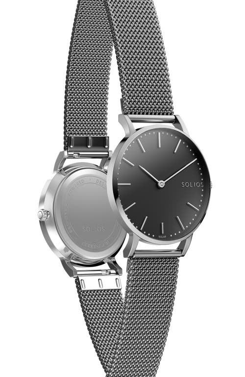 Solios Watches The Solar Classic | Black Dial