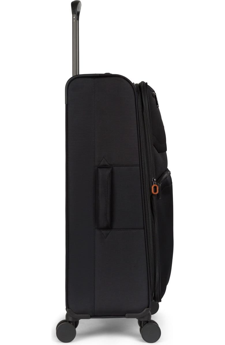 Quiksilver Buxton Suitcases Nylon Softside Expandable Luggage with Spinner Wheels, 3-Piece Set, Alternate, color, Black