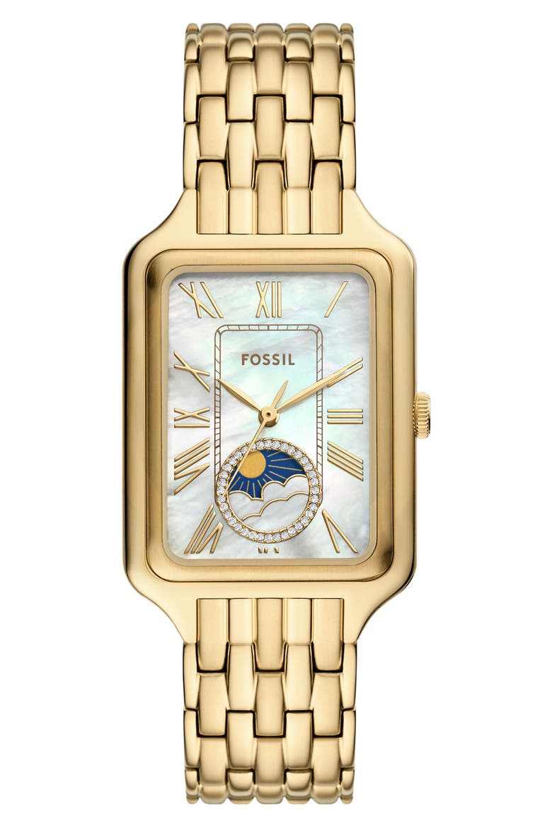 Raquel Bracelet Watch, 28mm x 45mm, Main, color, GOLD