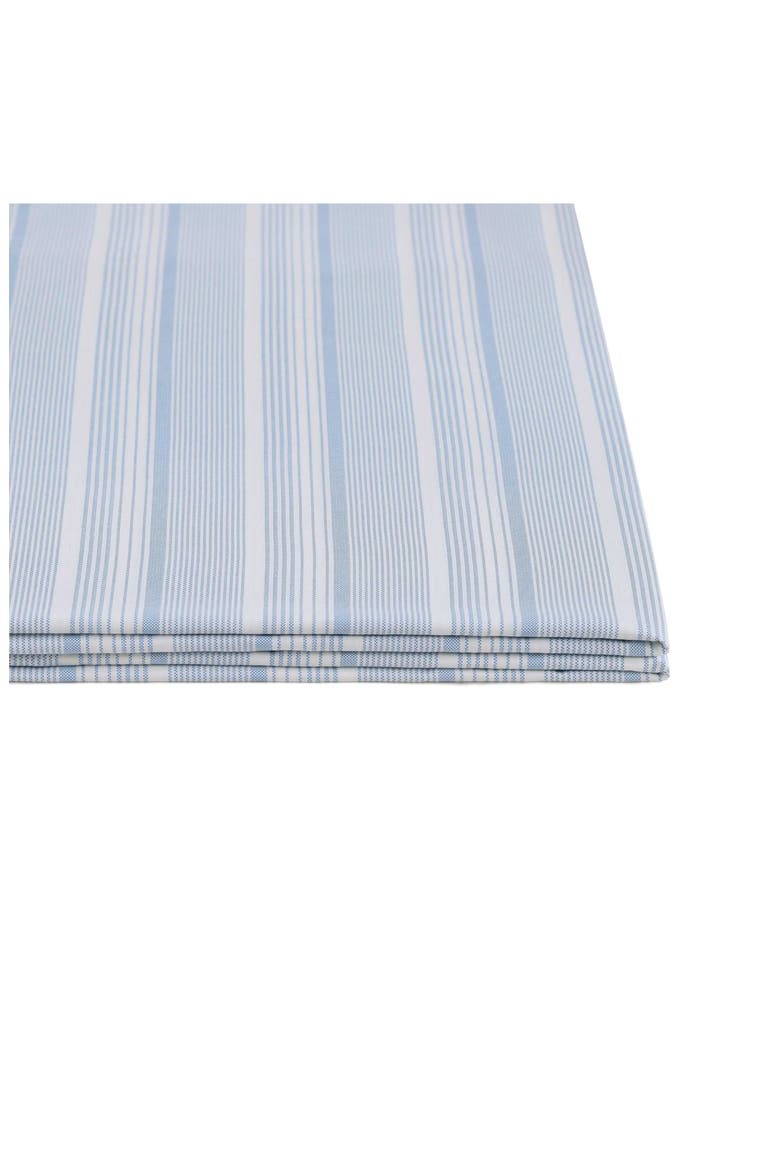 Sailing Stripe Cotton Percale Sheet Set, Alternate, color, LIGHT BLUE