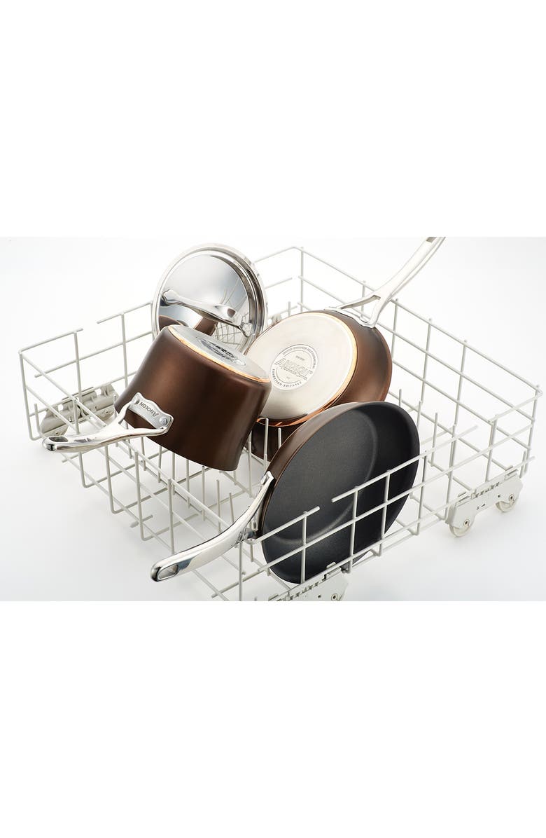 ANOLON Two-Piece Nonstick Skillet Set, Alternate, color, Sable