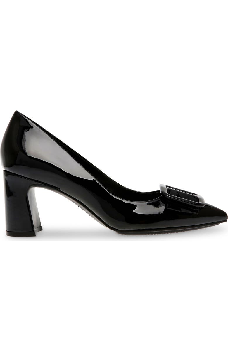 Anne Klein Bentley Buckle Pump, Alternate, color, Black Patent