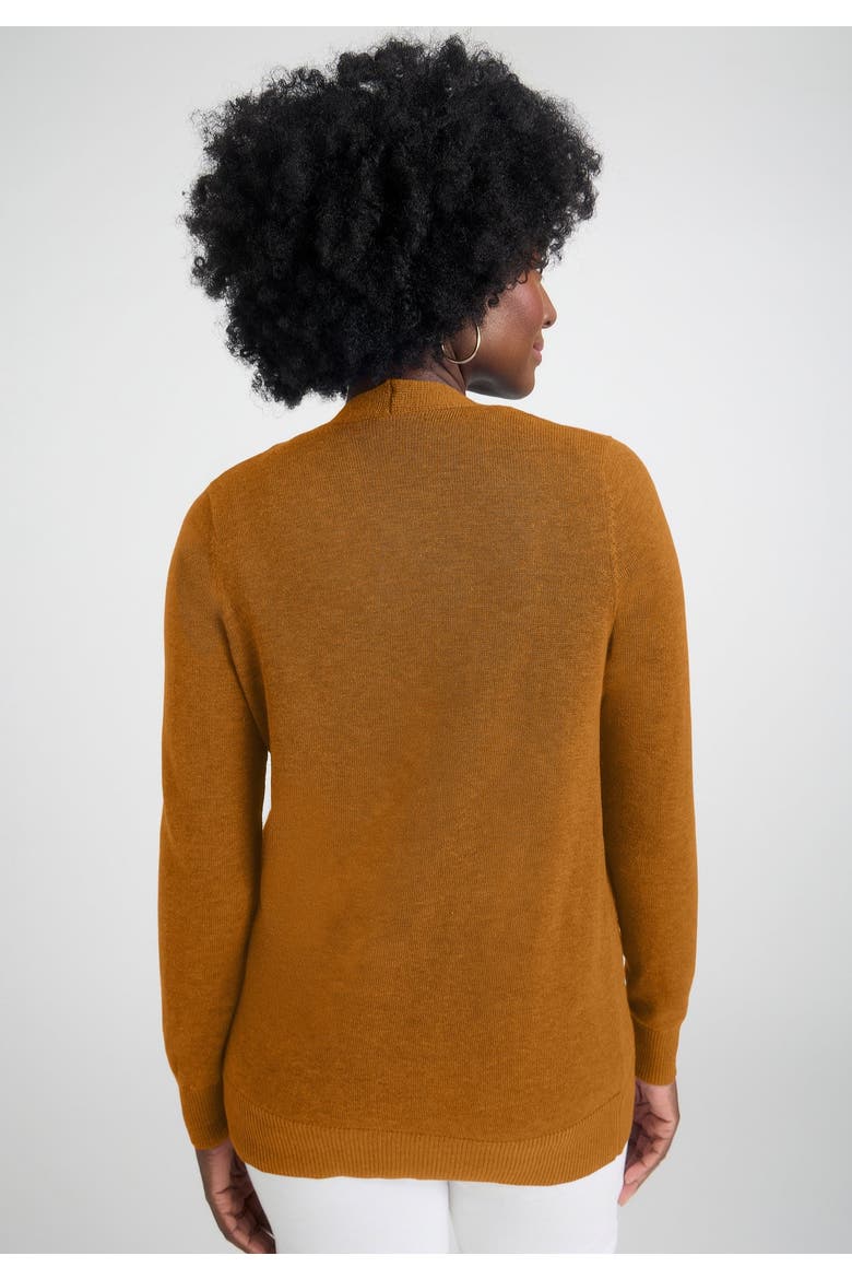 Button Front Cashmere Cardigan, Alternate, color, CLOVE