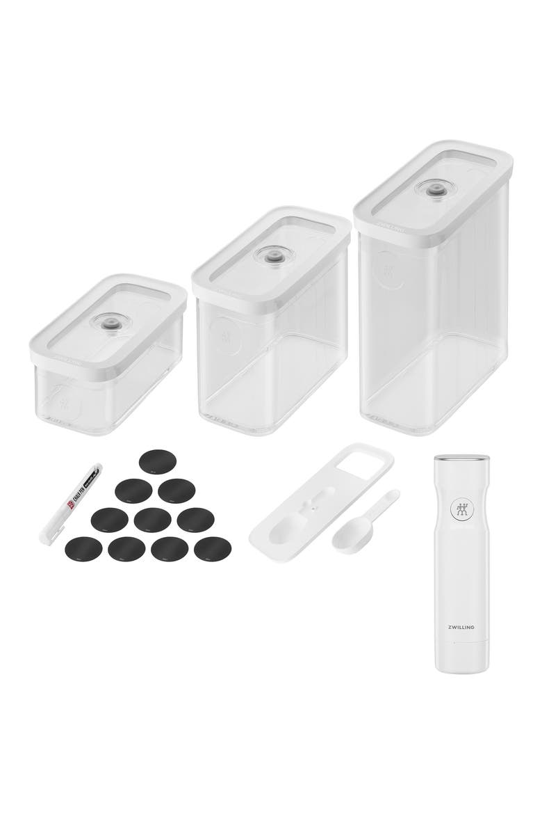 Fresh & Save 5-Piece Cube Set & Vacuum Pump Set, Main, color, CLEAR