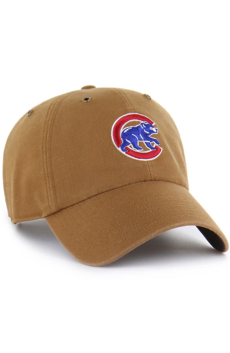 CARHARTT X 47 Men's Carhartt x '47 Brown Chicago Cubs Clean Up Adjustable Hat, Alternate, color, Brown
