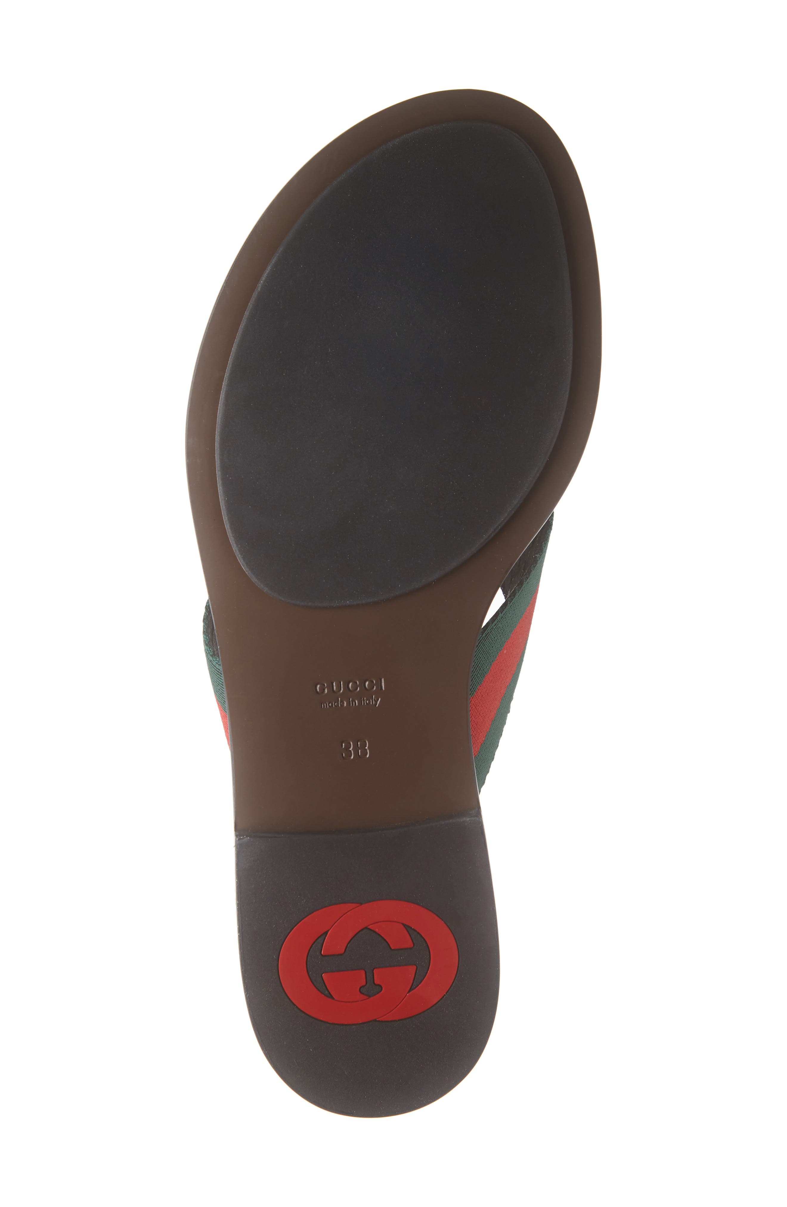 Kika GG Web Flip Flop, Alternate, color, GREEN/RED/BLACK
