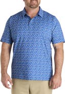Callaway Big & Tall Cocktail Print Performance Polo Shirt