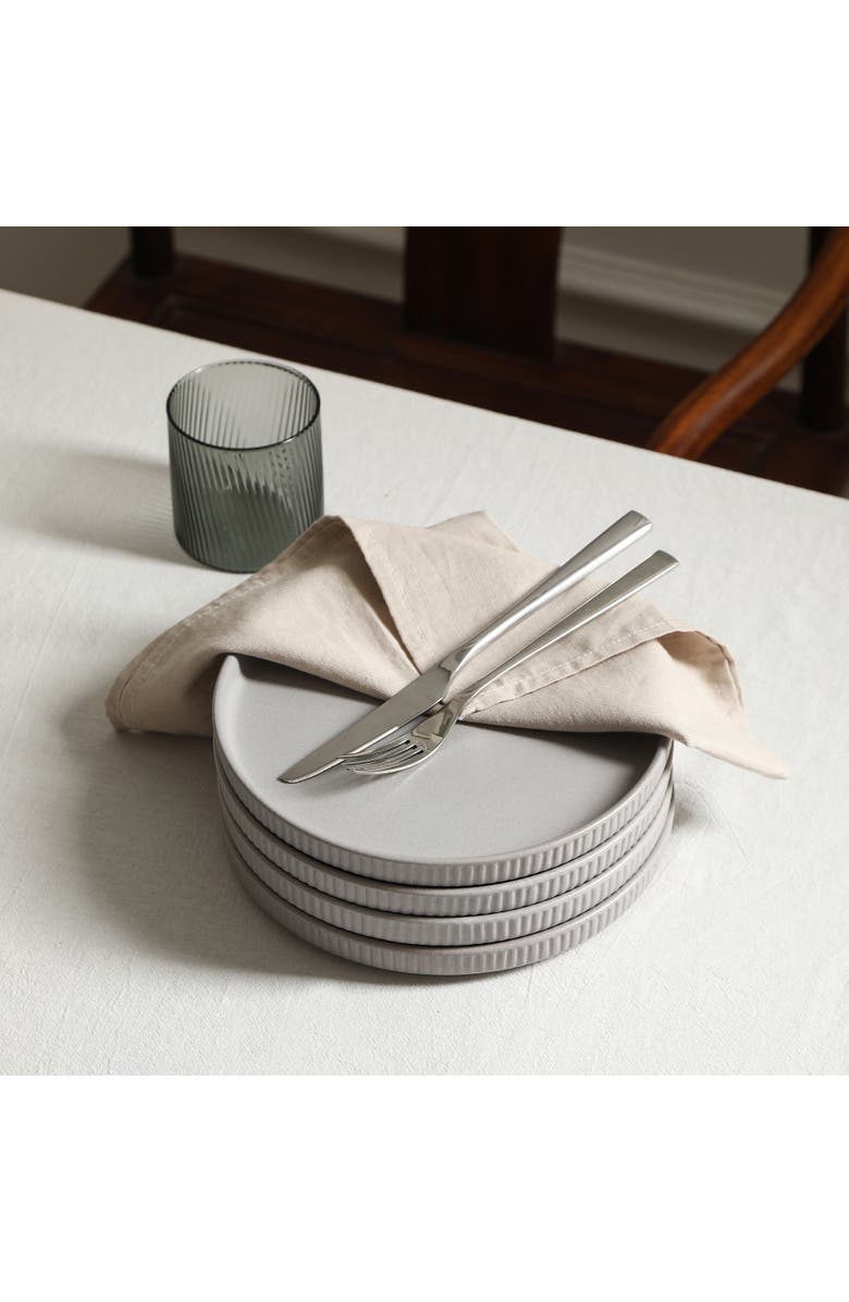 Stone Lain Haven Stoneware 4-Piece Dinner Plate Set, Alternate, color, 