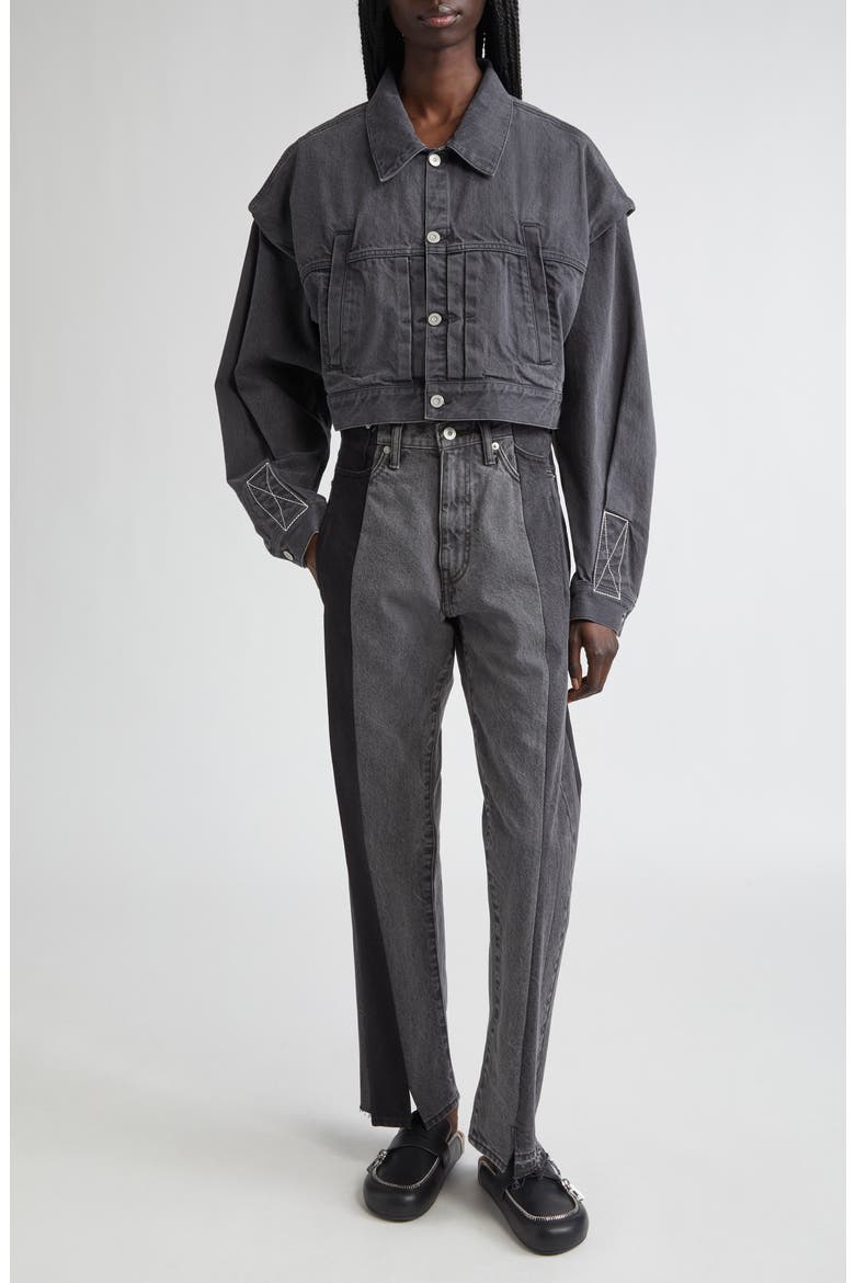 Remake Military Mark IV Denim Pants, Alternate, color, BLACK ASSORT