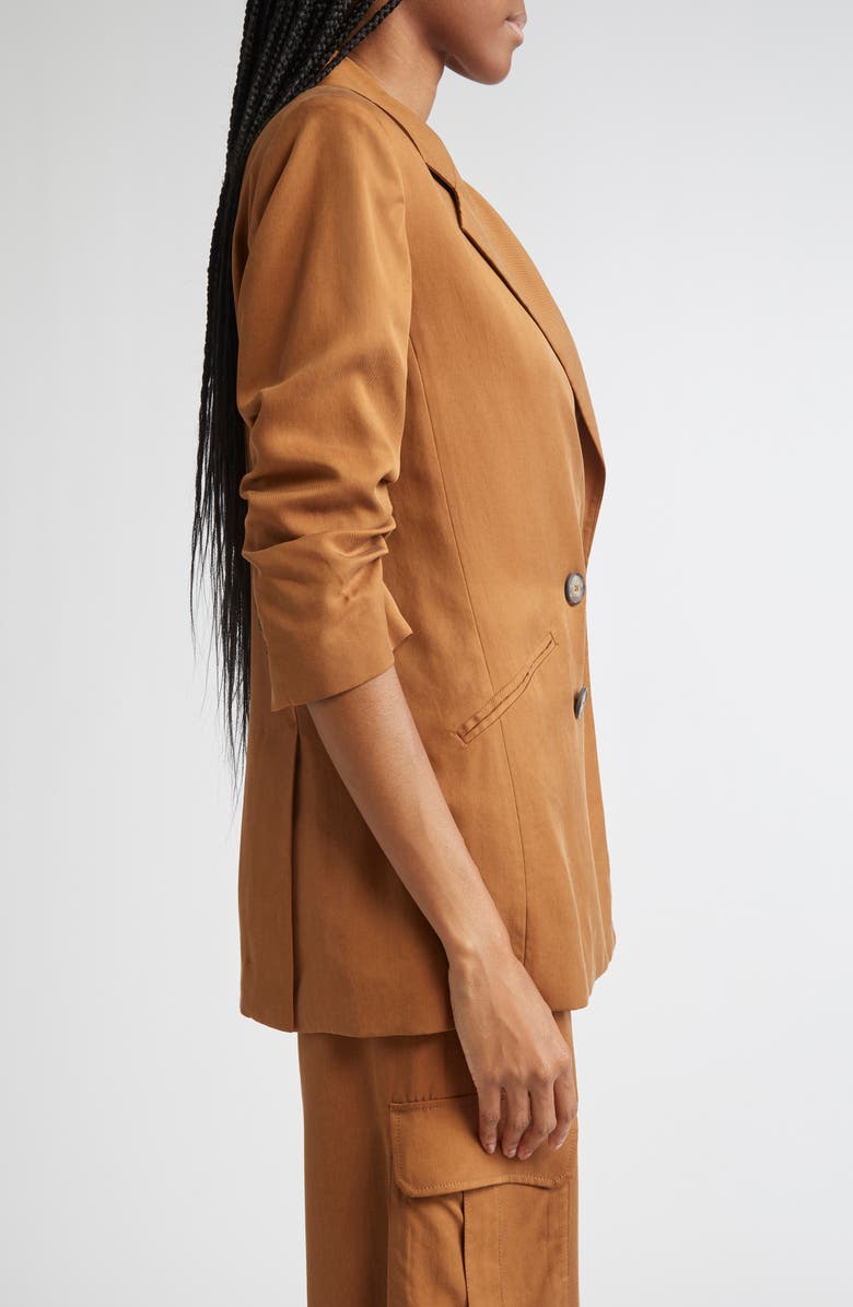 Veronica Beard Rupert Double Breasted Jacket, Alternate, color, Whisky