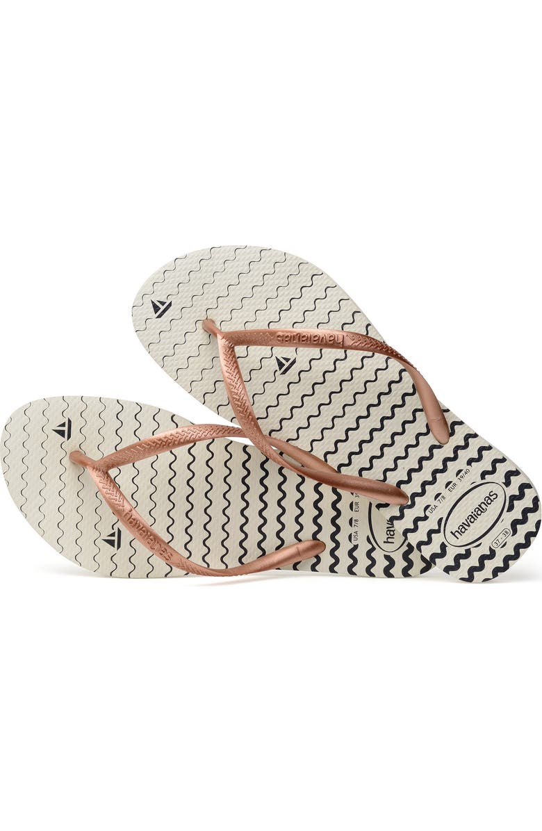 Havaianas Slim Oceano Flip Flop, Alternate, color,