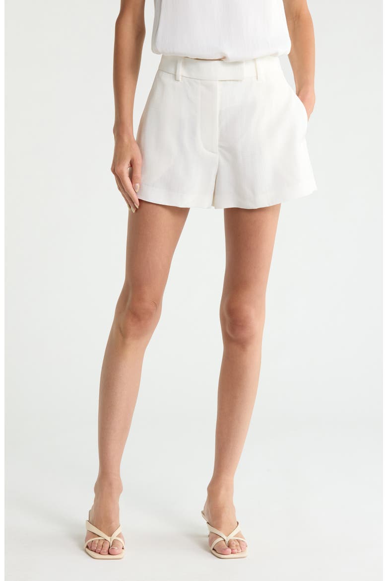 Flared Shorts, Main, color, ANTIQUE WHITE