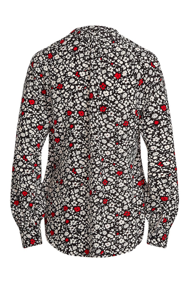 Floral Long Sleeve Blouse, Alternate, color, 749 POPPY FIELD FLORAL