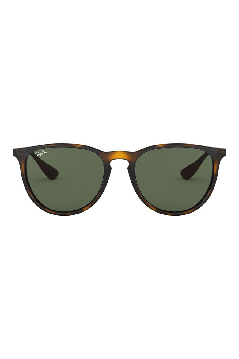 Erika 54mm Sunglasses, Main, color, LITE HAVANA/ GREEN SOLID