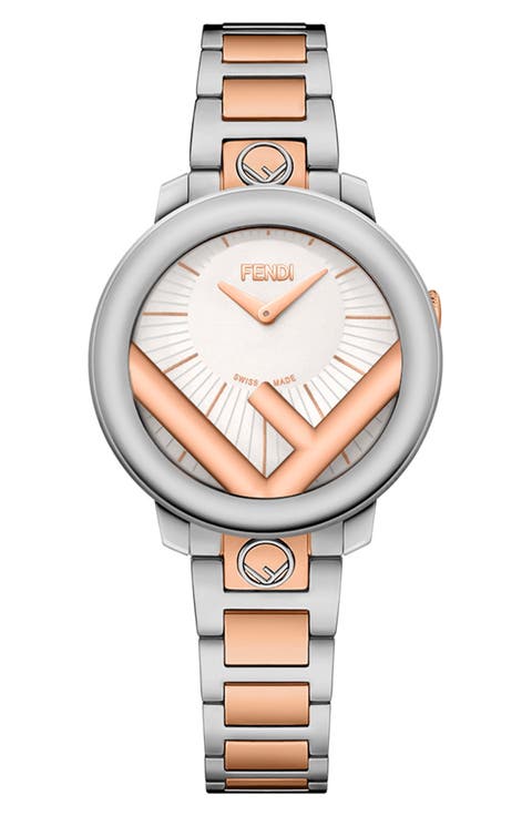 Run Away Two-Tone Swiss Quartz Bracelet Watch, 36mm