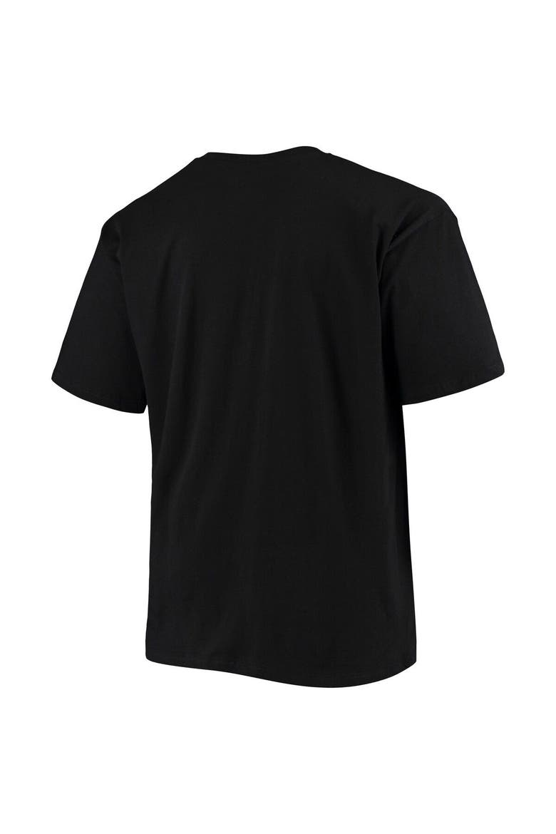 Men's Fanatics Branded Black Tampa Bay Buccaneers Big & Tall Color Pop T-Shirt, Alternate, color, Black