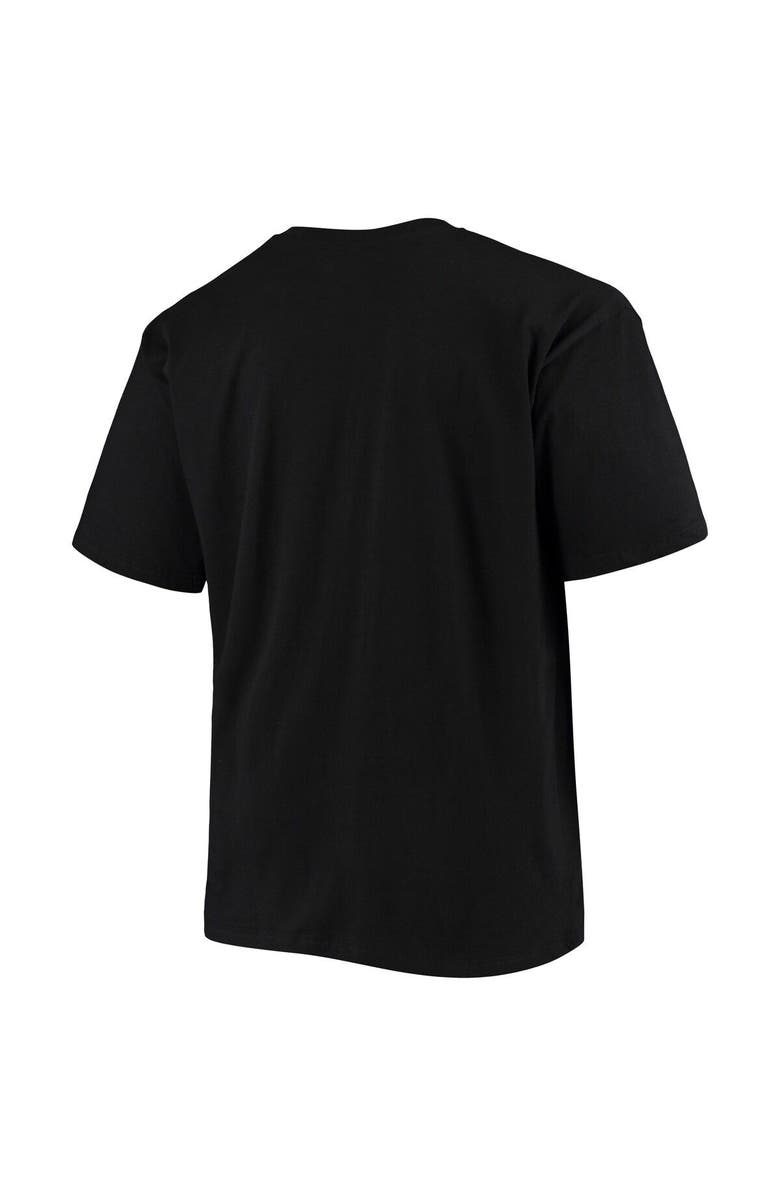 FANATICS Men's Fanatics Branded Black Tampa Bay Buccaneers Big & Tall Color Pop T-Shirt, Alternate, color, 