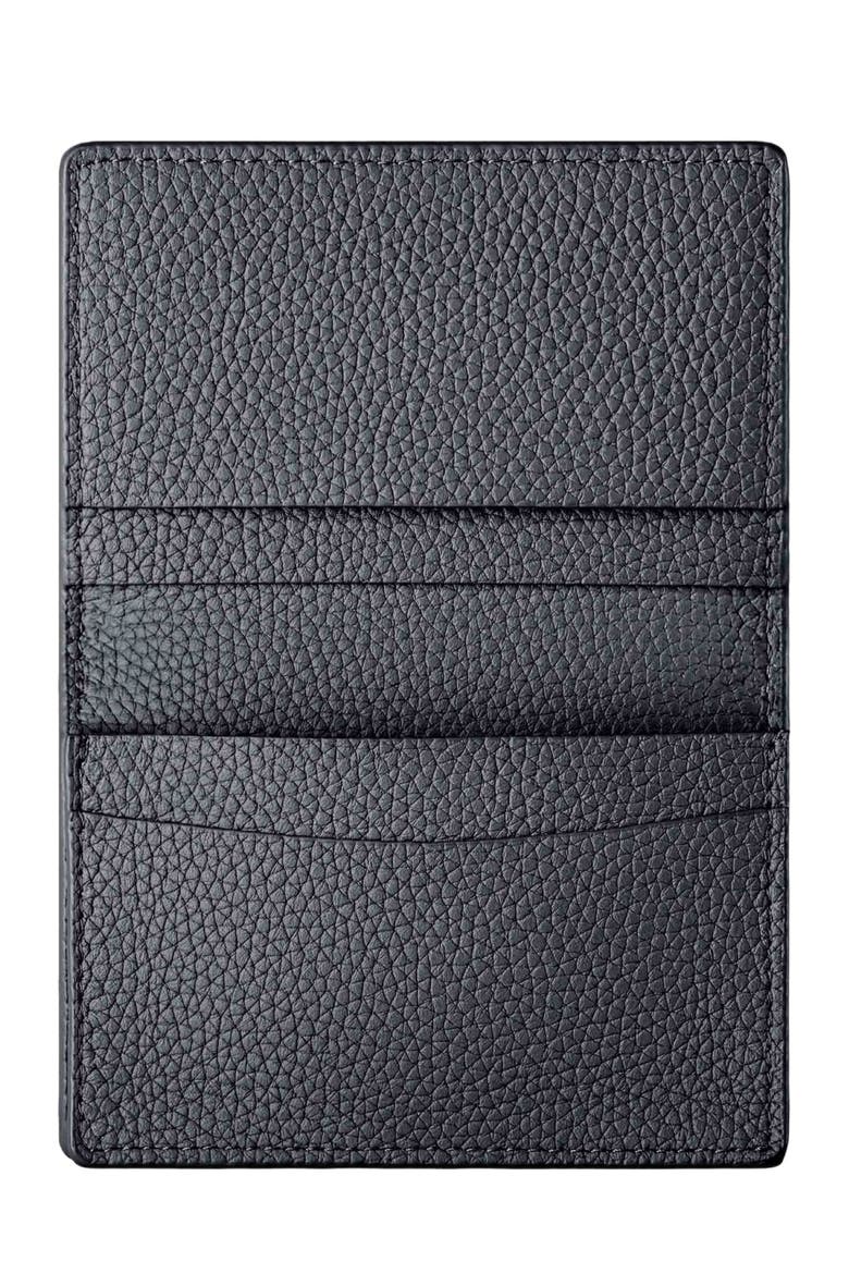Leather Card Case, Alternate, color, Graphite Grey