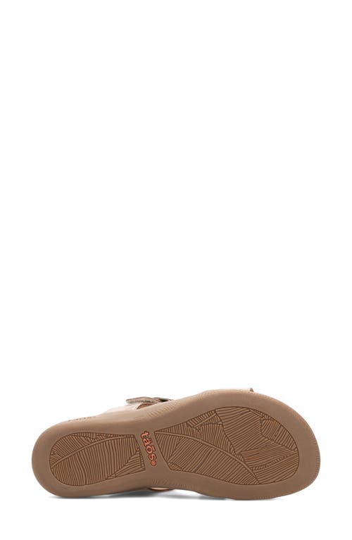 Taos Westside Slide Sandal In Gold