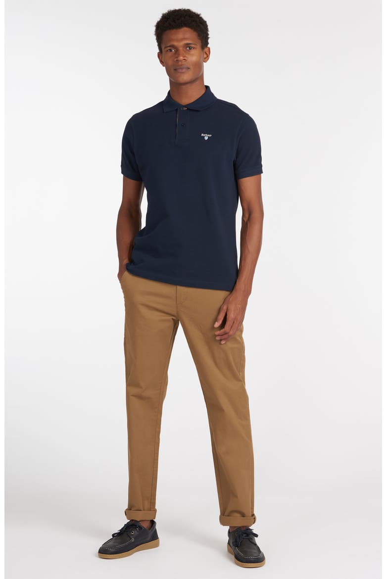 Regular Fit Tartan Piqué Polo, Alternate, color, NEW NAVY