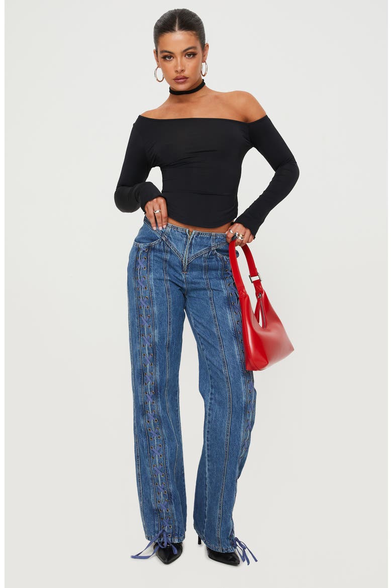 Vito Asymmetric One-Shoulder Top, Alternate, color, BLACK