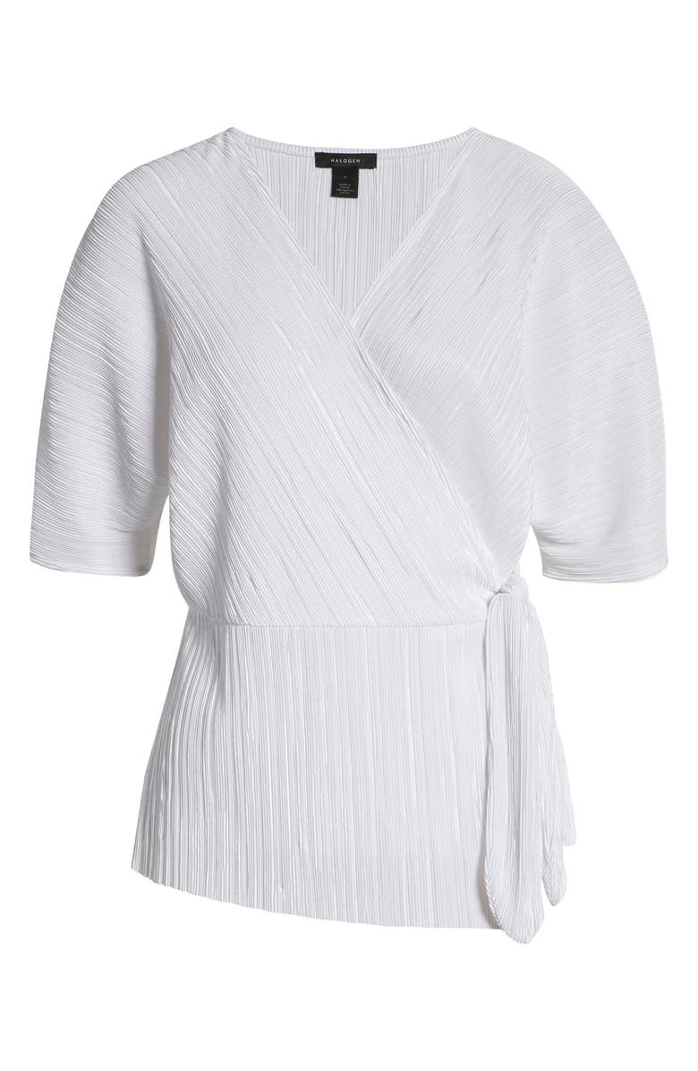 Halogen<sup>®</sup> Plissé Wrap Top, Alternate, color,