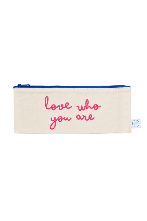 Dance Happy Love Who You Are Pencil Case In Rose