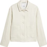 Max Mara Dattero Stretch Flax & Cotton Jacket
