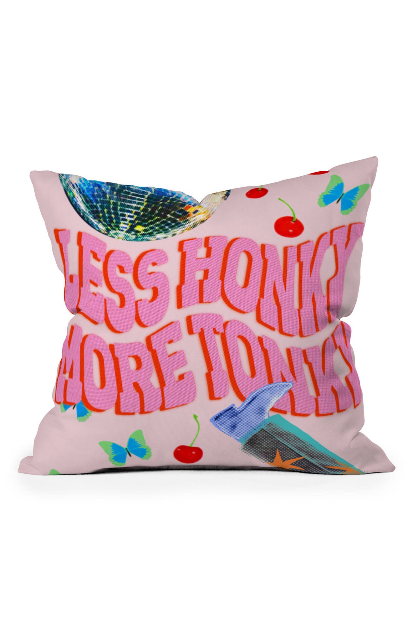 Deny Designs Less Honky More Tonky Throw Pillow